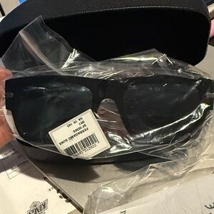 Salvatore Ferragamo Black Sunglasses and Case